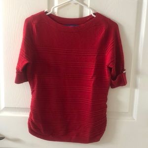 Red Apt 9 short sleeve sweater